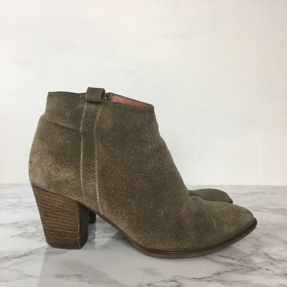 Madewell Billie Suede Heeled Ankle Boots - Picture 2 of 8
